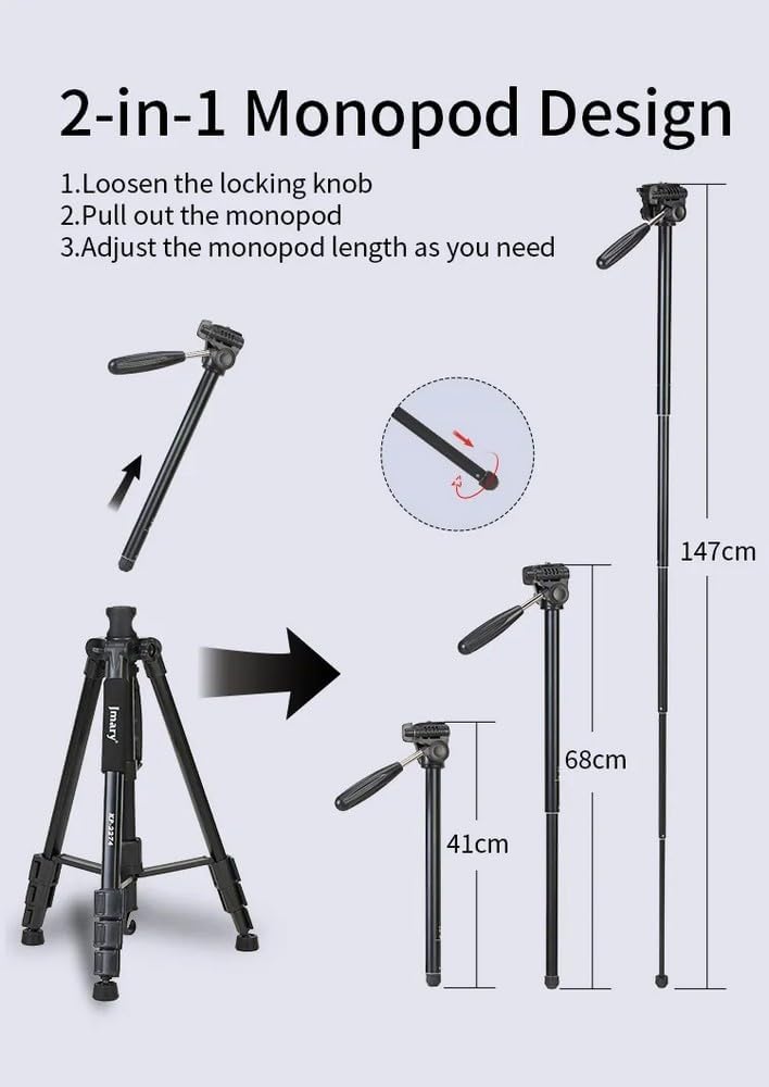 JMARY KP2274 PROFESSIONAL TRIPOD