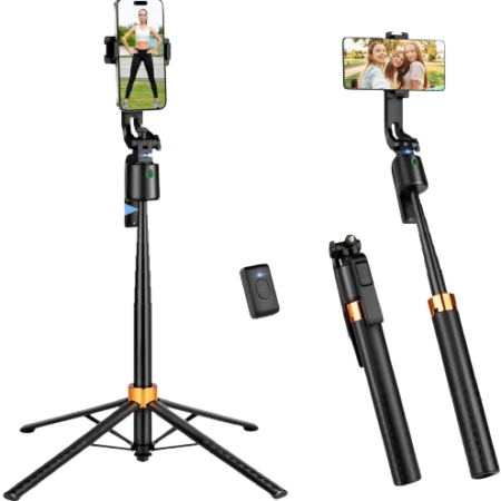 613jCYlmPgL._AC_SL1500_-removebg-preview Q13 Selfie Stick Tripod Face Tracking Stabilizer With Buil-in Camera