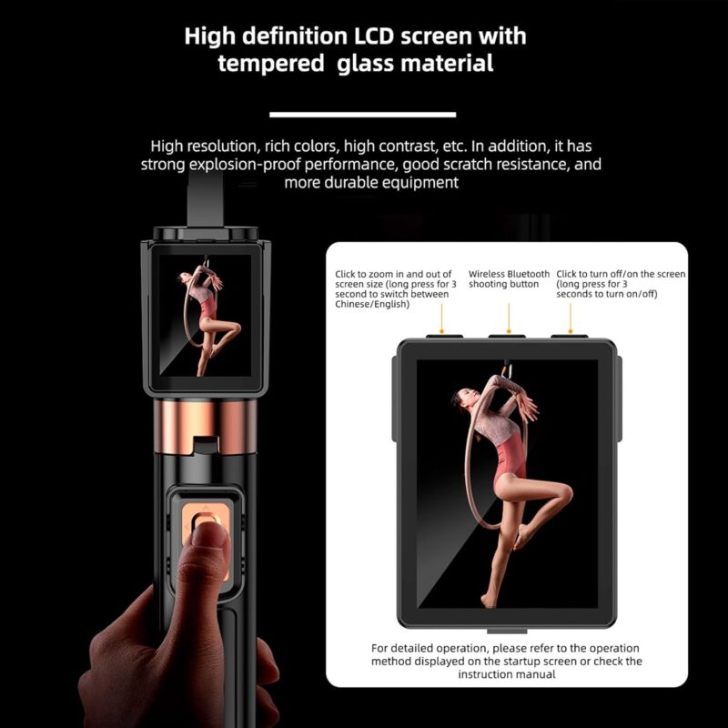 61rejFQLFNL._AC_SL1500_ A3170 screen casting selfie stick