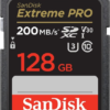 Sandisk SD card 128gb extreme pro