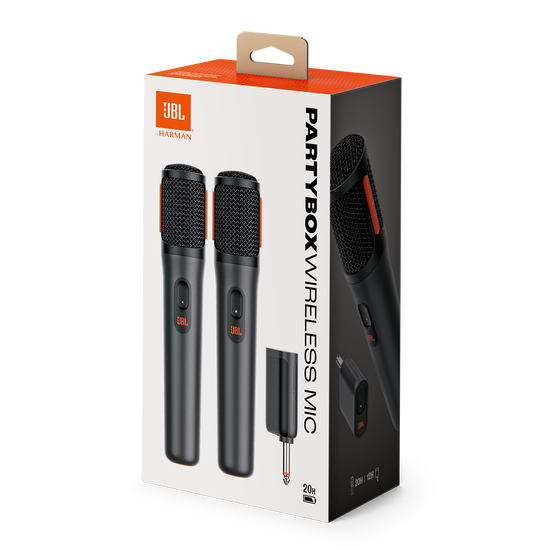 Party Box Mic JBL JBL PartyBox Wireless Mic - 2X Digital Wireless Microphones