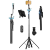 Plokama Auto A7 Pro AI Face Tracking 360° Rotate Tripod With LED Fill Light