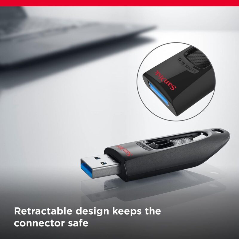 256 5 SanDisk 256GB Cruzer Glide USB 3.0 Flash Drive