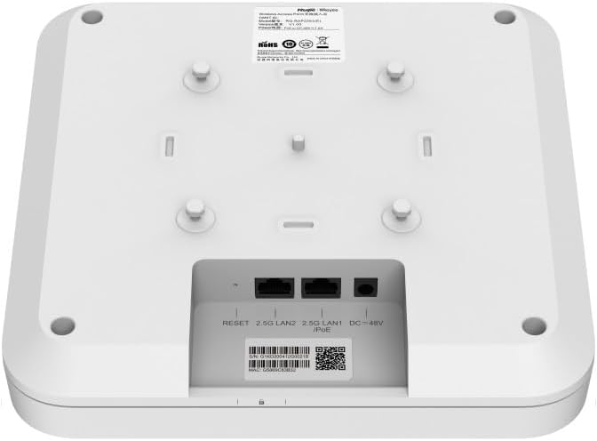 RUIJIE RG-RAP2260(G) AX1800 DUAL BAND GIGABIT