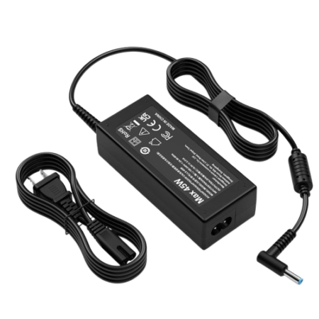 45W 45W Laptop Charger for HP 15 Series, Blue Tip