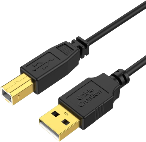 10Ft USB Printer Cable USB 2.0