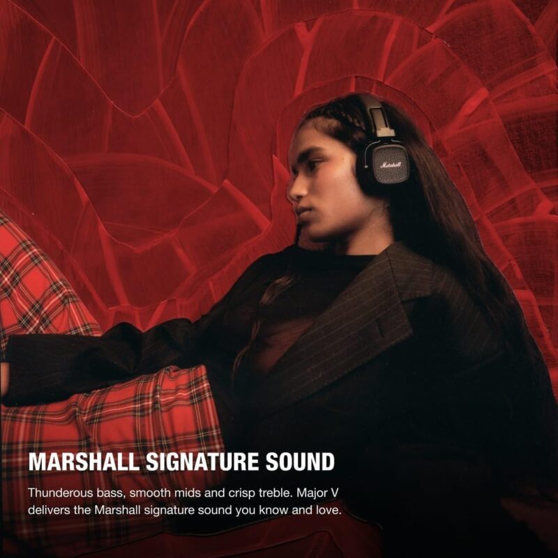 61pr6sHNaIL._AC_SL1000_ Marshall Major V On-Ear Wireless Bluetooth Headphones