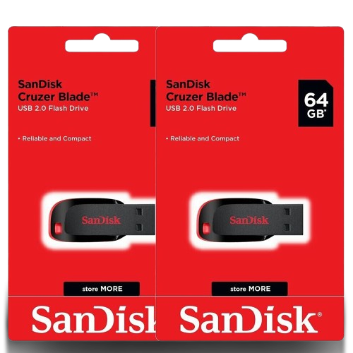 SanDisk Cruzer Blade 64GB 2.0 interface USB Flash Drive