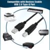 10Ft USB Printer Cable USB 2.0
