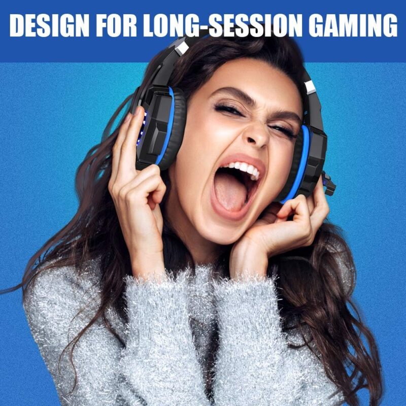 BENGOO G9000 Stereo Gaming Headset for PS4 PC Xbox One PS5 Controller