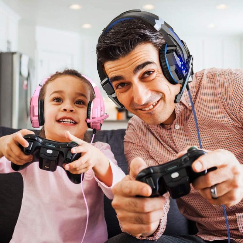 BENGOO G9000 Stereo Gaming Headset for PS4 PC Xbox One PS5 Controller