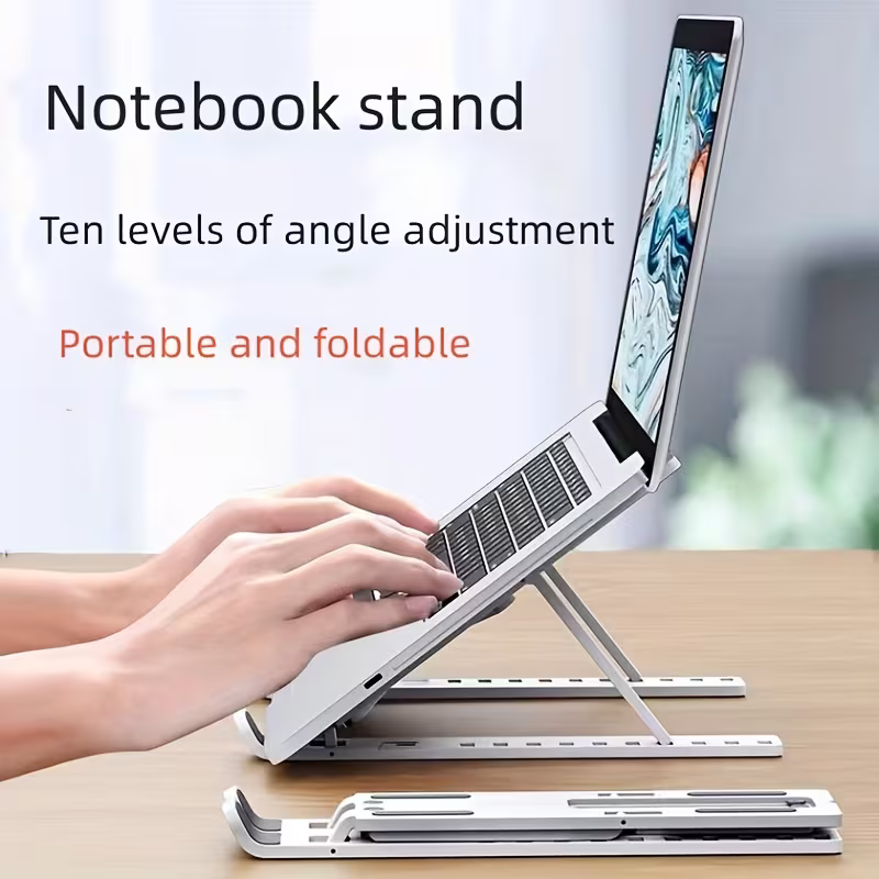 Adjustable Laptop Stand - Foldable Ergonomic Stand for Laptops & Tablets 3 Adjustable Laptop Stand - Foldable Ergonomic Stand for Laptops & Tablets