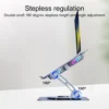 Laptop Stand V4.1 with dual cooling Fan 6 Ergonomic 360° Rotating Laptop Stand Aluminum Alloy with Dual Fan Cooling