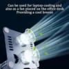 Laptop Stand V4.1 with dual cooling Fan 7 Ergonomic 360° Rotating Laptop Stand Aluminum Alloy with Dual Fan Cooling