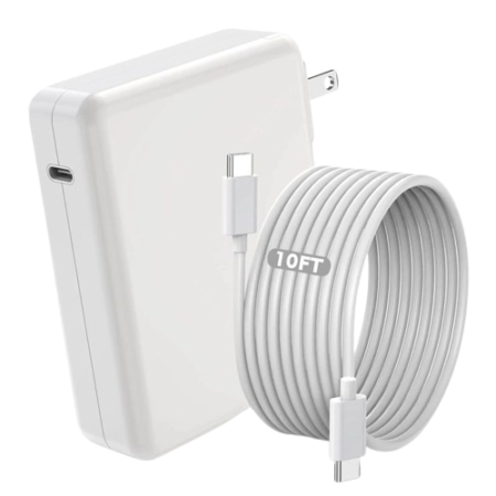 MacBook_ChargeMac_Book_Air_Pro_ChargerUSB_C_Fast_Power_Adapter_96W_10_-removebg-preview 87W USB-C MagSafe MacBook Charger - White