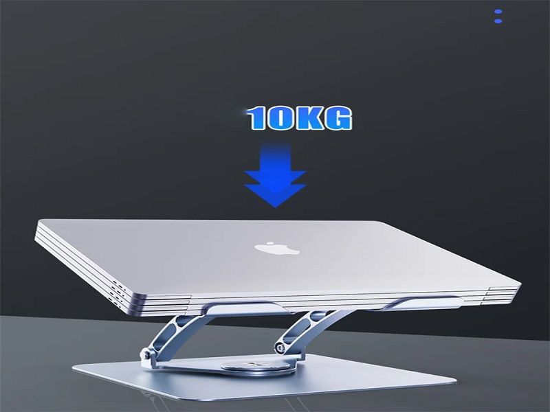 Portable Laptop Stand (V3.1) 360 Rotating-SILVER 2 Portable Laptop Stand (V3.1) 360 Rotating-SILVER