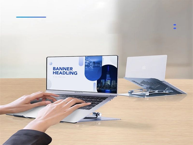 Portable Laptop Stand (V3.1) 360 Rotating-SILVER 3 Portable Laptop Stand (V3.1) 360 Rotating-SILVER