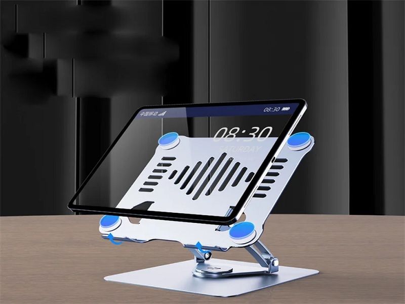 Portable Laptop Stand (V3.1) 360 Rotating-SILVER 4 Portable Laptop Stand (V3.1) 360 Rotating-SILVER