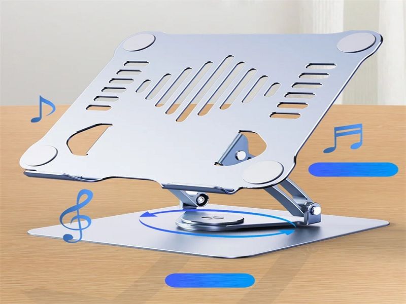 Portable Laptop Stand (V3.1) 360 Rotating-SILVER 6 Portable Laptop Stand (V3.1) 360 Rotating-SILVER