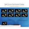 Lenkeng 4k @60hz Hdmi Simultaneously Splitters Auto Scaling 1x8 HDMI2.0