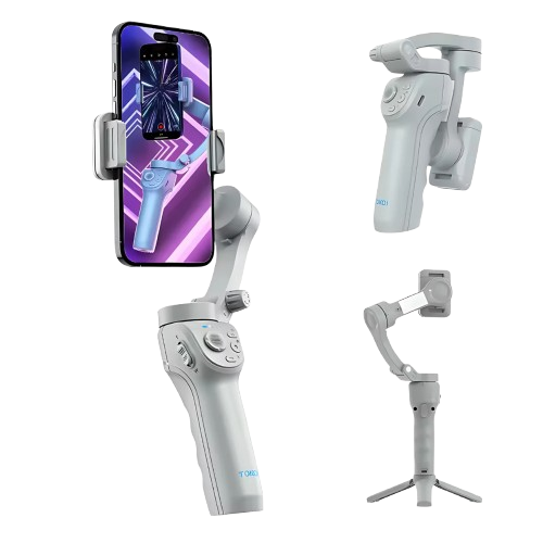 Merak One Smartphone Gimbal 3-Axis Foldable Stabilizer with Bluetooth & Face Tracking