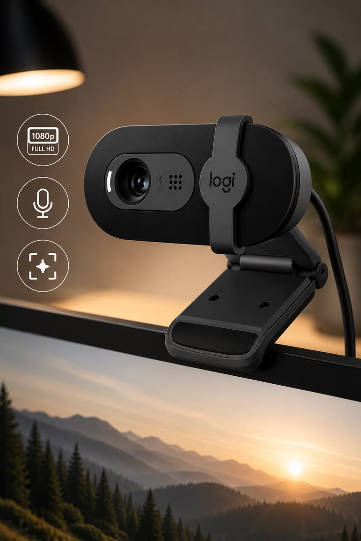 Logitech Brio 101 Full HD 1080p Webcam - Scinex Technologies Harare Zimbabwe