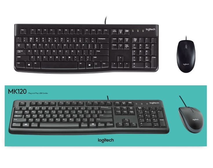 Logitech MK120 Keyboard + Mouse Combo (USB) - Scinex Technologies Harare Zimbabwe