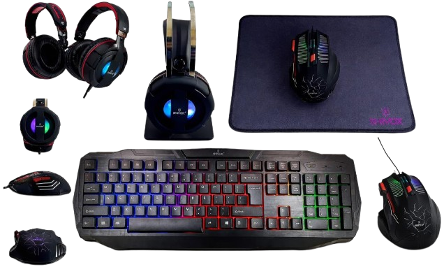 Shivox_G501C_4-in-1_Gaming_Kit___RGB_Keyboard__Mouse__Headset___Mousepad harare zimbabwe - Scinex Technologies Harare Zimbabwe